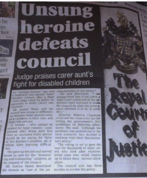 High Court case: foster carer aunt defeats Tower Hamlets Council  and is lauded as 'unsung heroine'