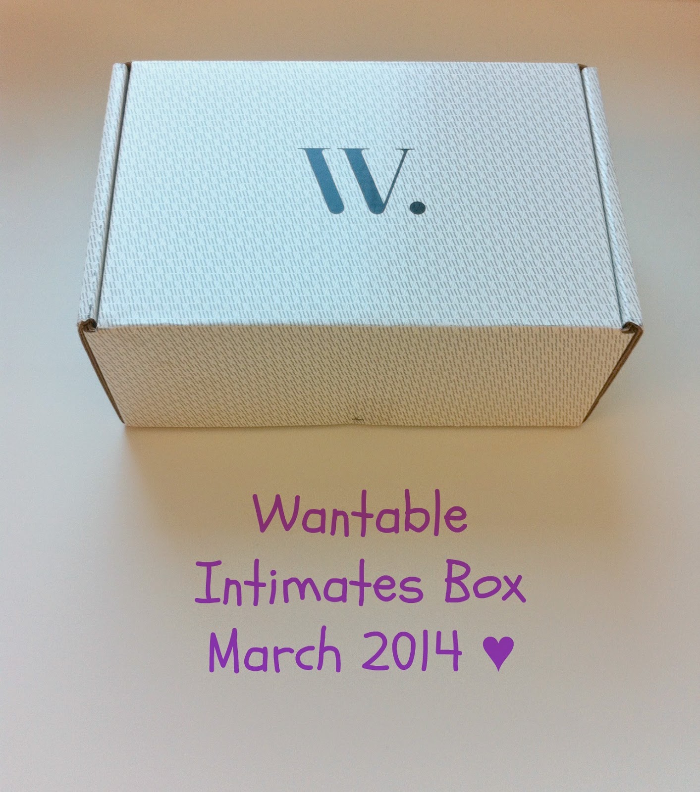 Beauty Box Chic Wantable Intimates Box (March 2014) First Impression