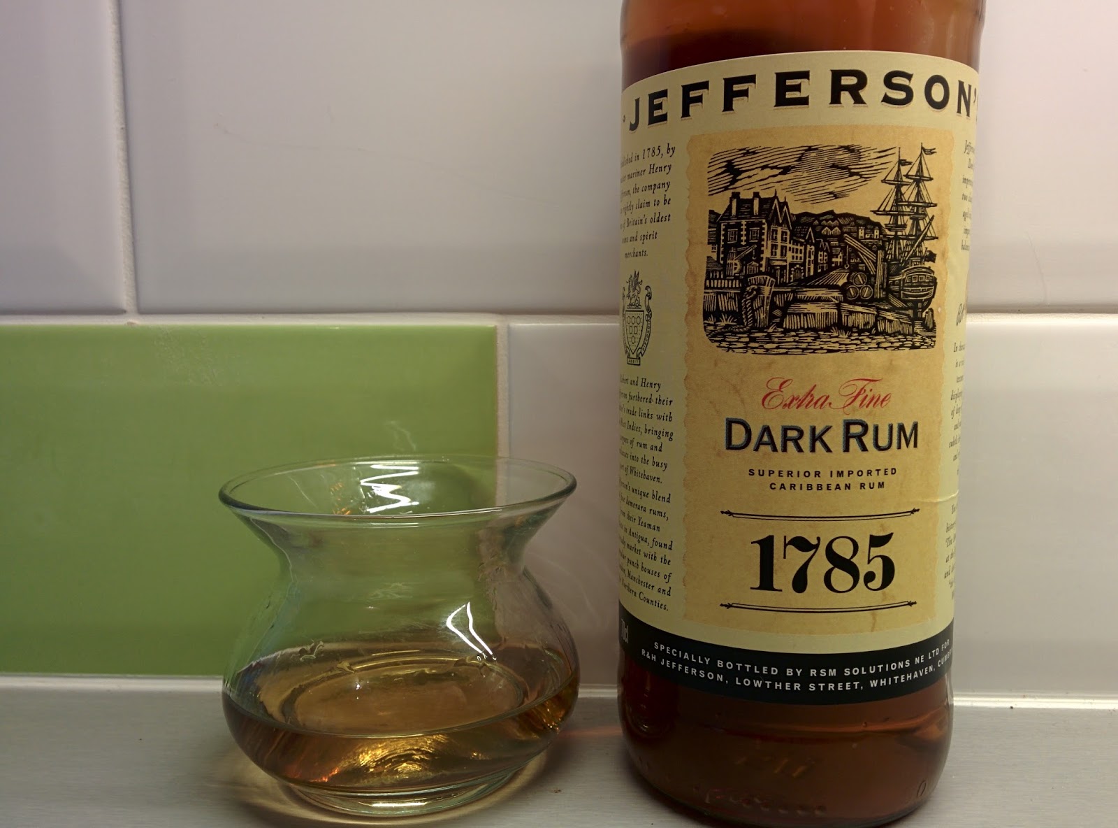 The Rum Nerd Jefferson's Extra Fine Dark Rum A Northern oddity