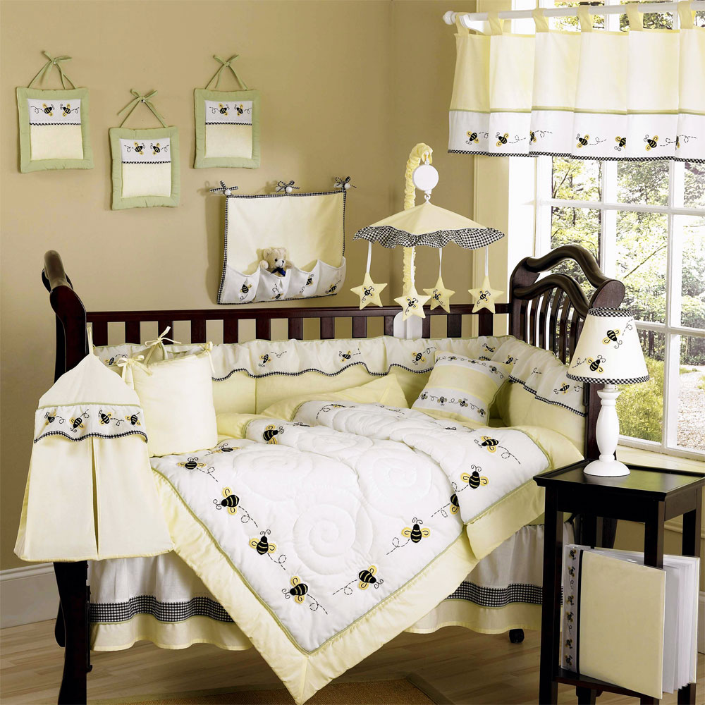 Bumble Bee Baby Crib Bedding Set