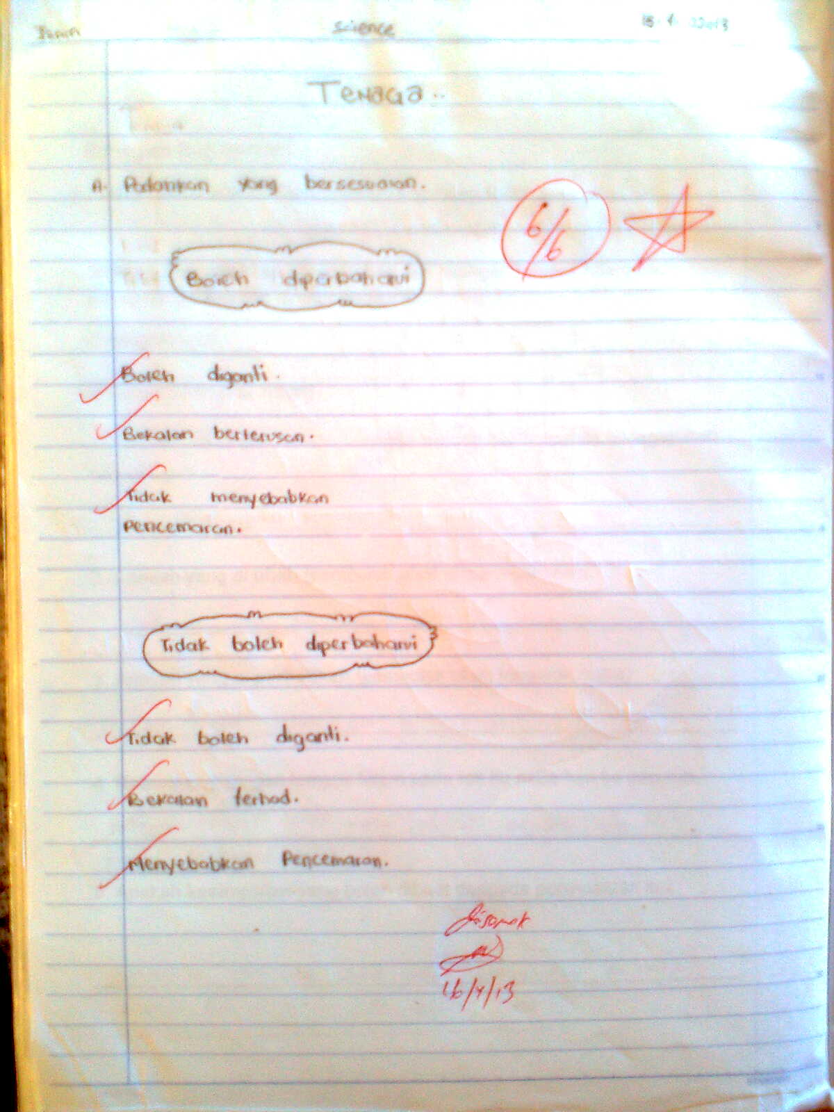 Longk I 2u Ulangkaji Sains Tahun 5 Tajuk Tenaga 2013