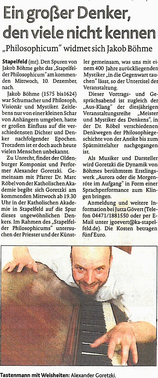 Münsterländische Tageszeitung 6.12.14