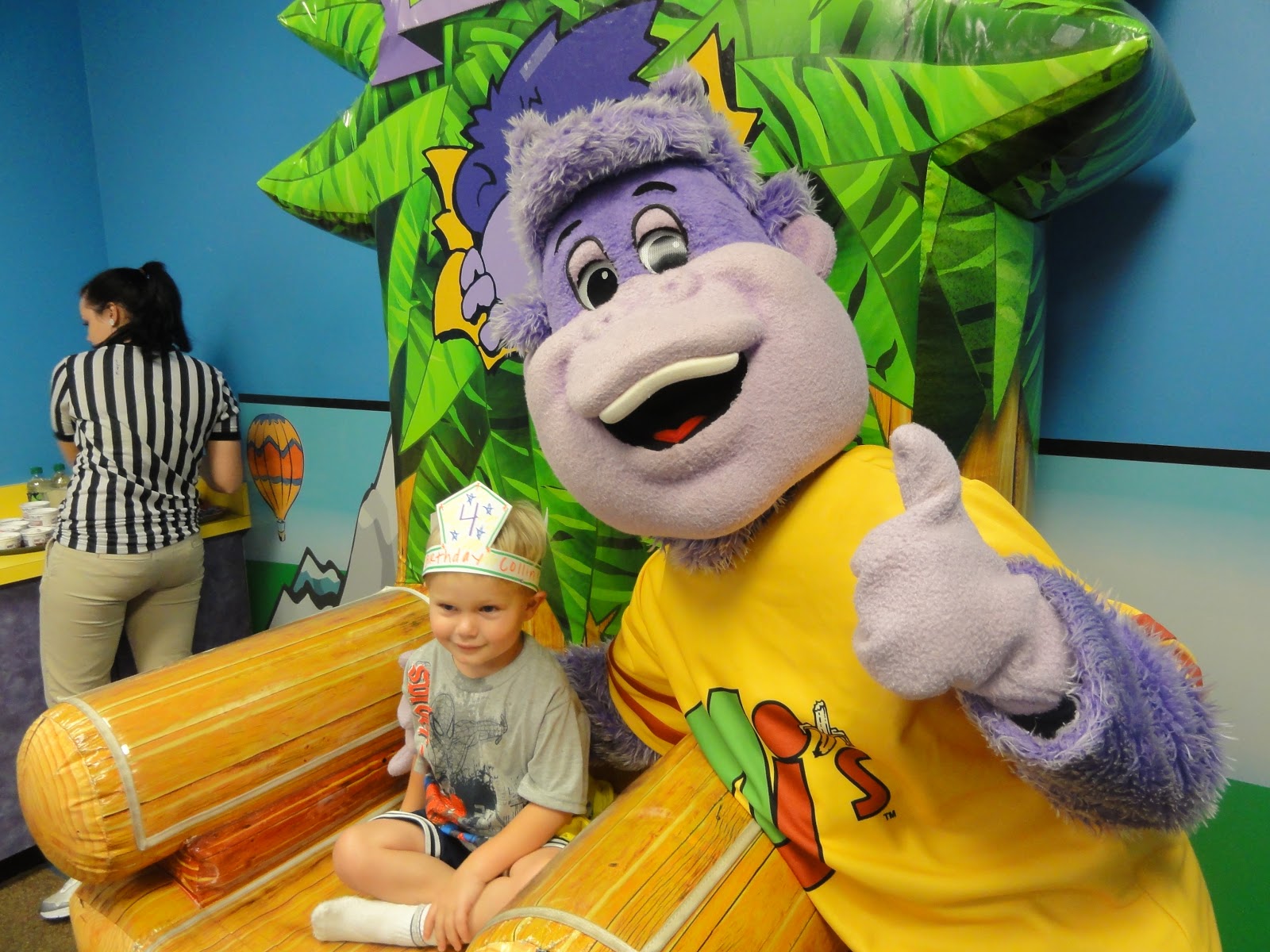 Collin Monkey Joe's Birthday Party