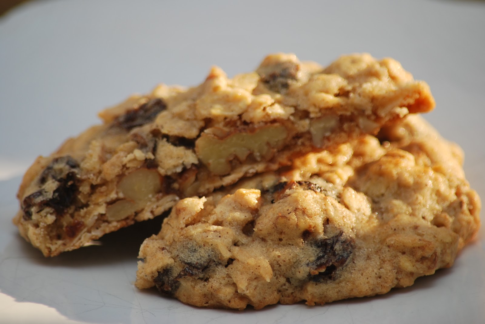 My story in recipes Raisin Pecan Oatmeal Cookies