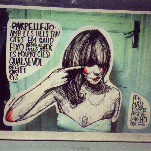 Una ilustración de Paula Bonet para "Parpellejo", un poema de "Morbo" 1 Una ilustración de Paula Bonet para "Parpellejo", un poema de "Morbo" - Roser Amills, escritora mallorquina