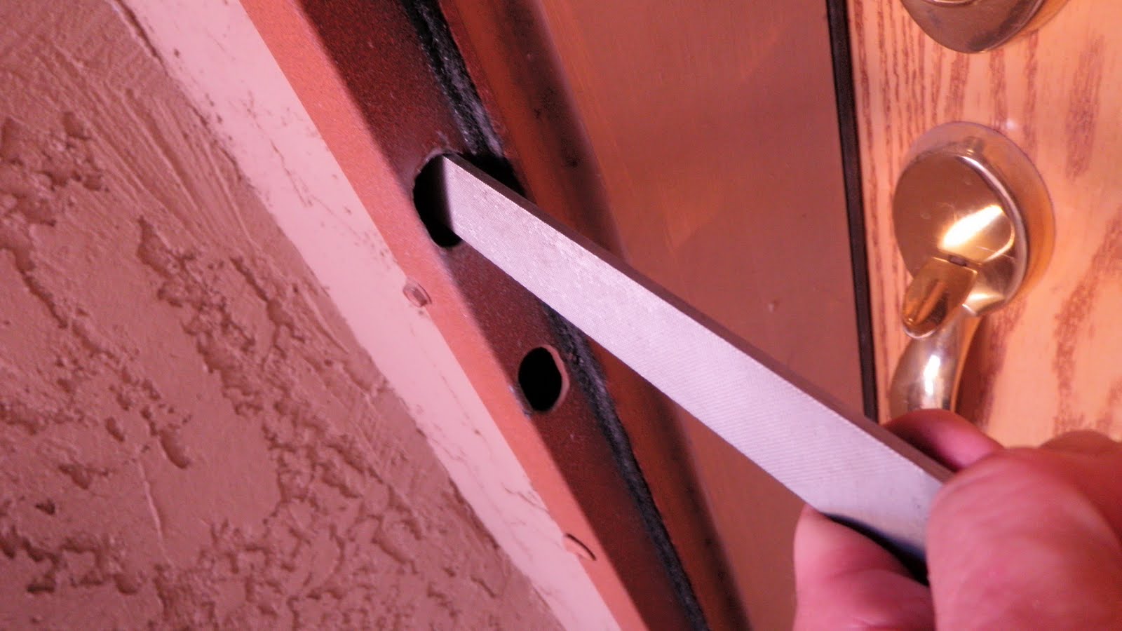 Just JoeP How To Unstick Metal Security Doors