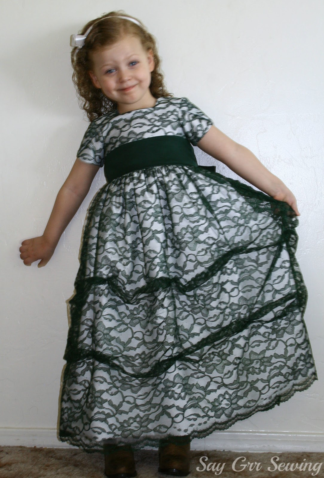 Say Grr Sewing Wedding Sewing Flower Girl Dress