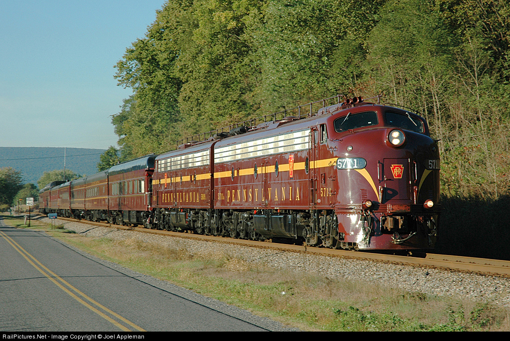 transpress nz Pennsylvania Railroad diesel art, late 1940s
