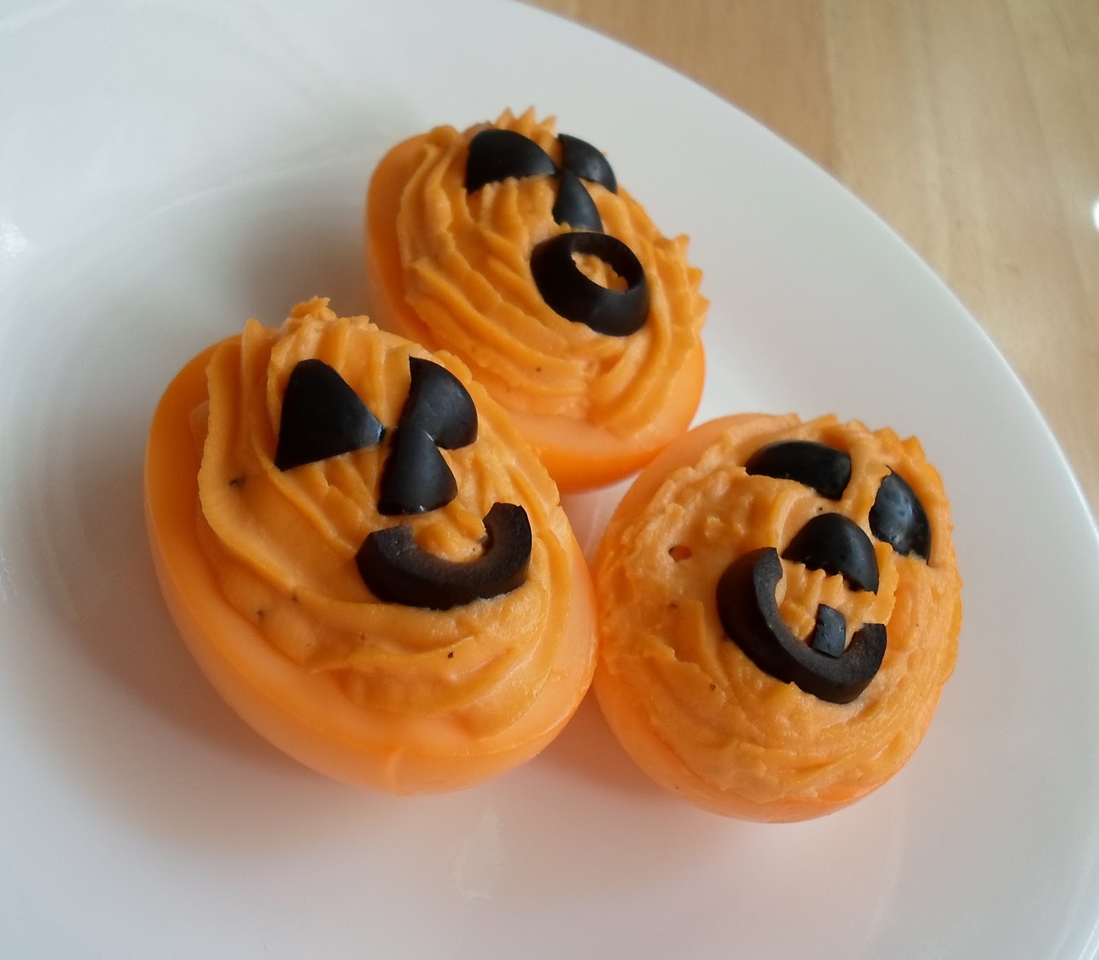 Happier Than A Pig In Mud JackOLantern Dyed Deviled Eggs