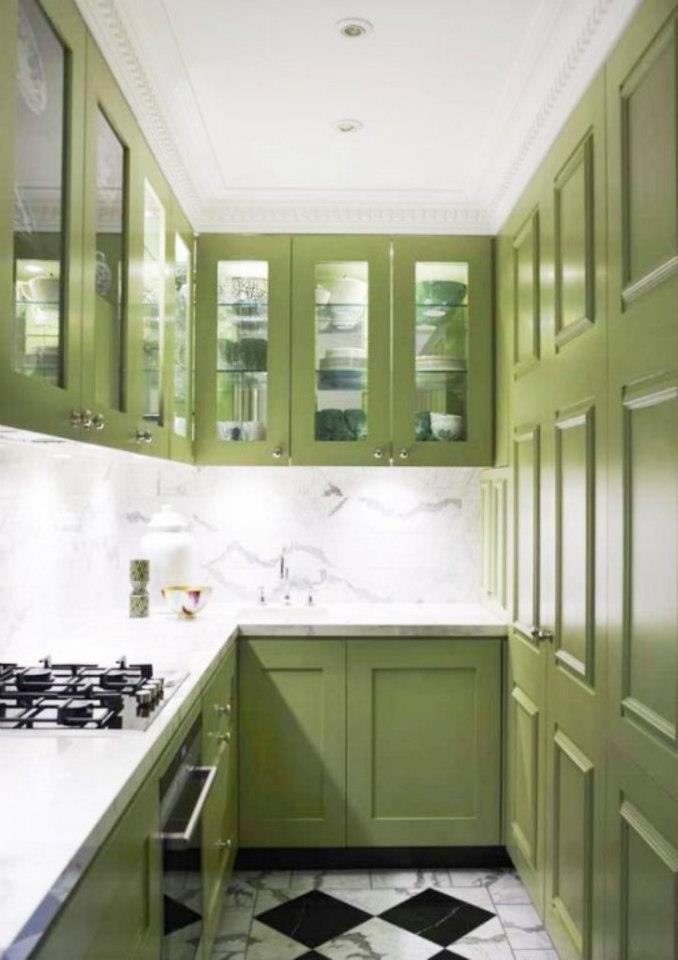 Marta decoycina: decorar la cocina en verde