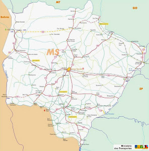 Mapa Mato Grosso do Sul