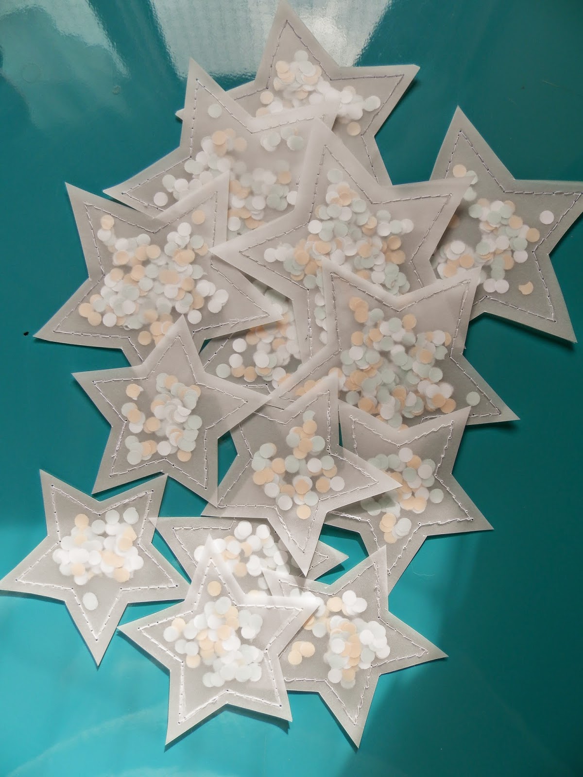 Coton et Création : étoiles en calque
