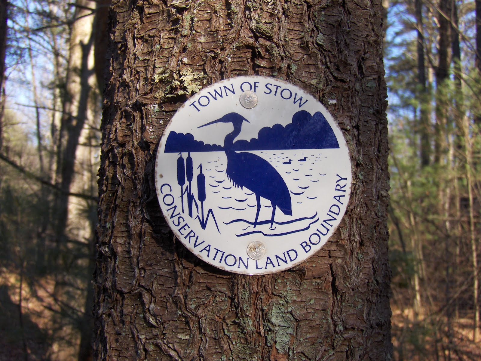 Rock Piles Town of Stow Conservation Land Boundary