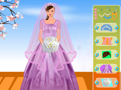 Juego para vestir a la novia bella