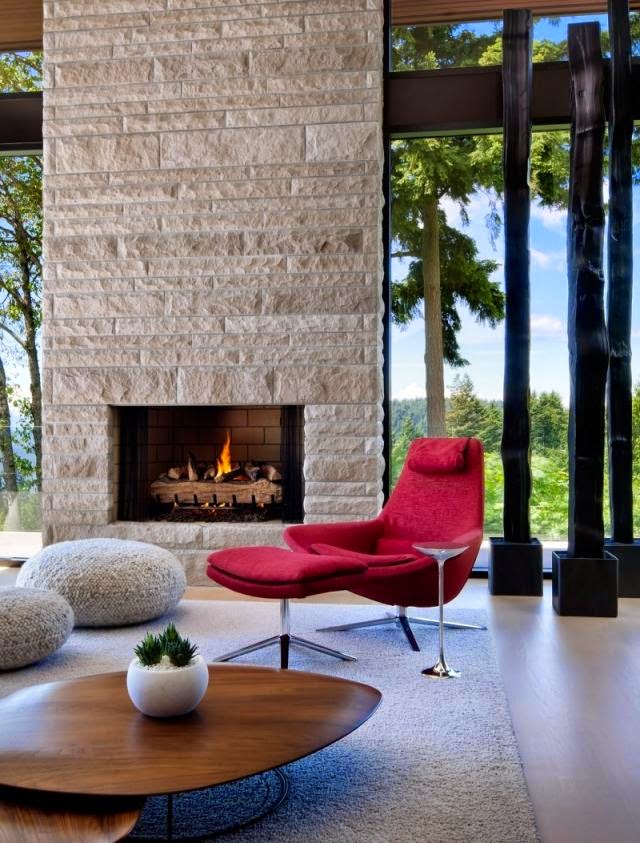 Salas de estar con chimenea - Salas con estilo