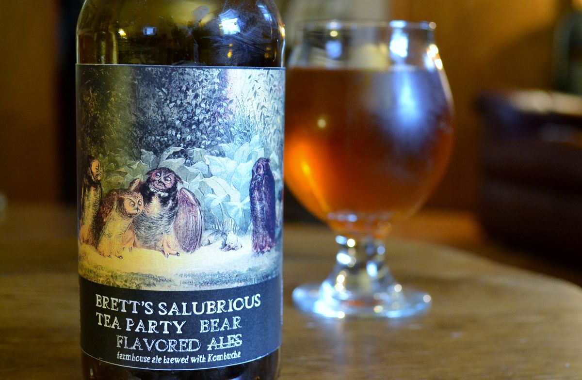 Bear Flavored Homebrew And Beer Blog Kombucha Brett Beer Farmhouse Ale Recipe And Tasting Notes