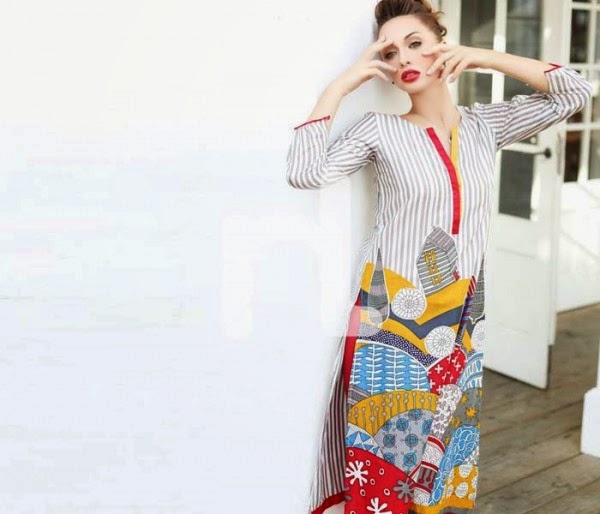 Nishat Linen Beautiful Spring Dress Collection 2014 For Women