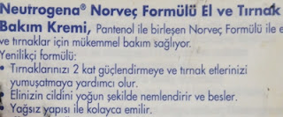Neutrogena el ve tırnak bakım kremi. Yumuşacık eller için!
