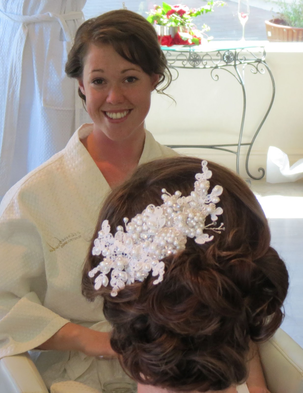 Erin's Ever After DIY Pearl and Lace Hair piece Guest Blog by Tammy