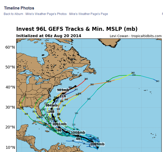Hurricane Harbor Invest 96L & the Models Forrest Gump on Models