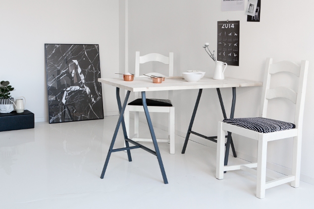 Minimalista low cost mesa de comedor económica