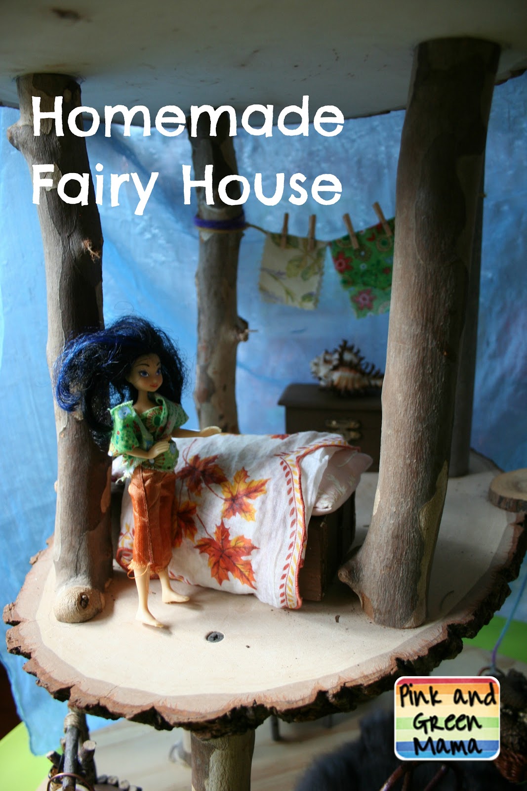 Pink and Green Mama: * Homemade Fairy House Pink and Green Mama: * Homemade Fairy House