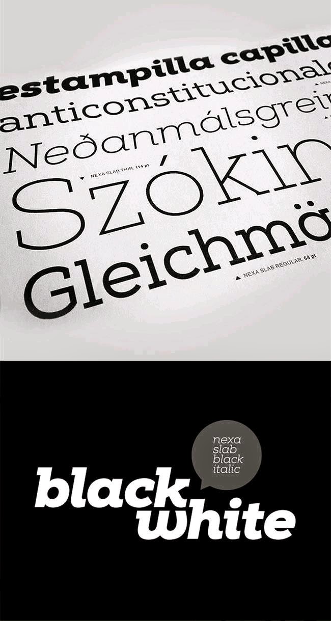 NEXA BLACK FONT