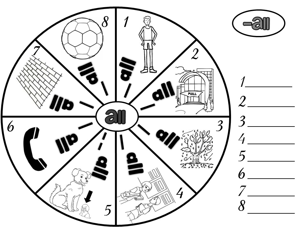 Enjoy Teaching English: WORD FAMILIES -ALL,-OP,-OT (PART 2)