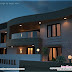 Beautiful night view of a modern villa by Aakriti