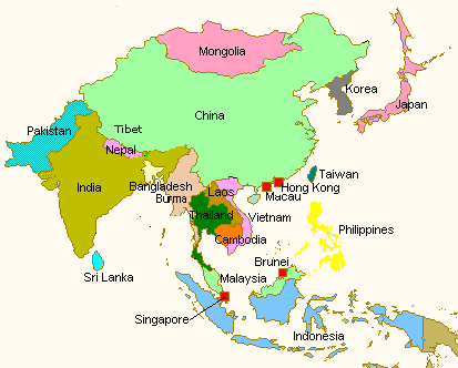 Political   World on Free Printable Maps  Political Map Of Asia