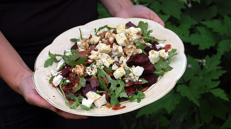 sallad med rödbetor sallad med rödbetor