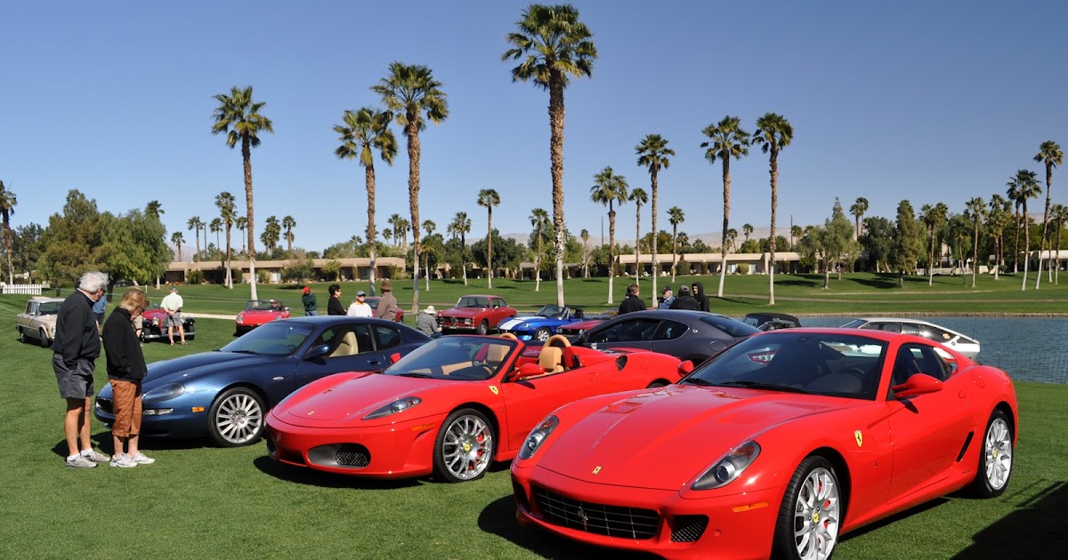 Just A Car Guy the overall view of the annual Palm Springs concours
