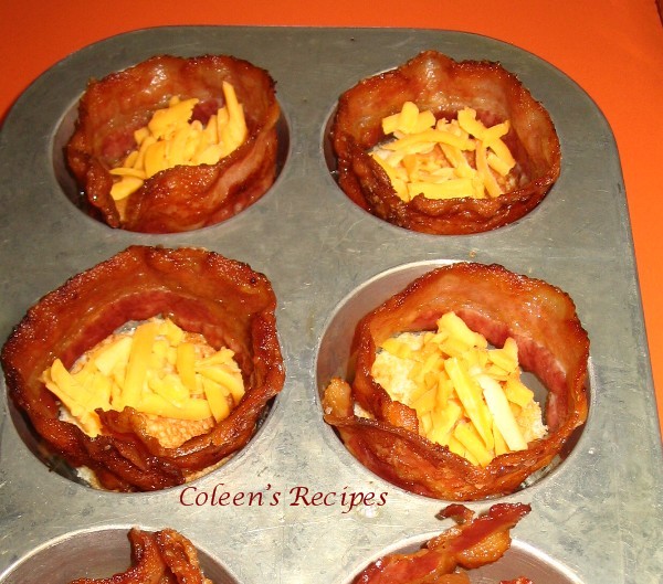 Coleen's Recipes BACON EGG and CHEESE TOAST CUPS