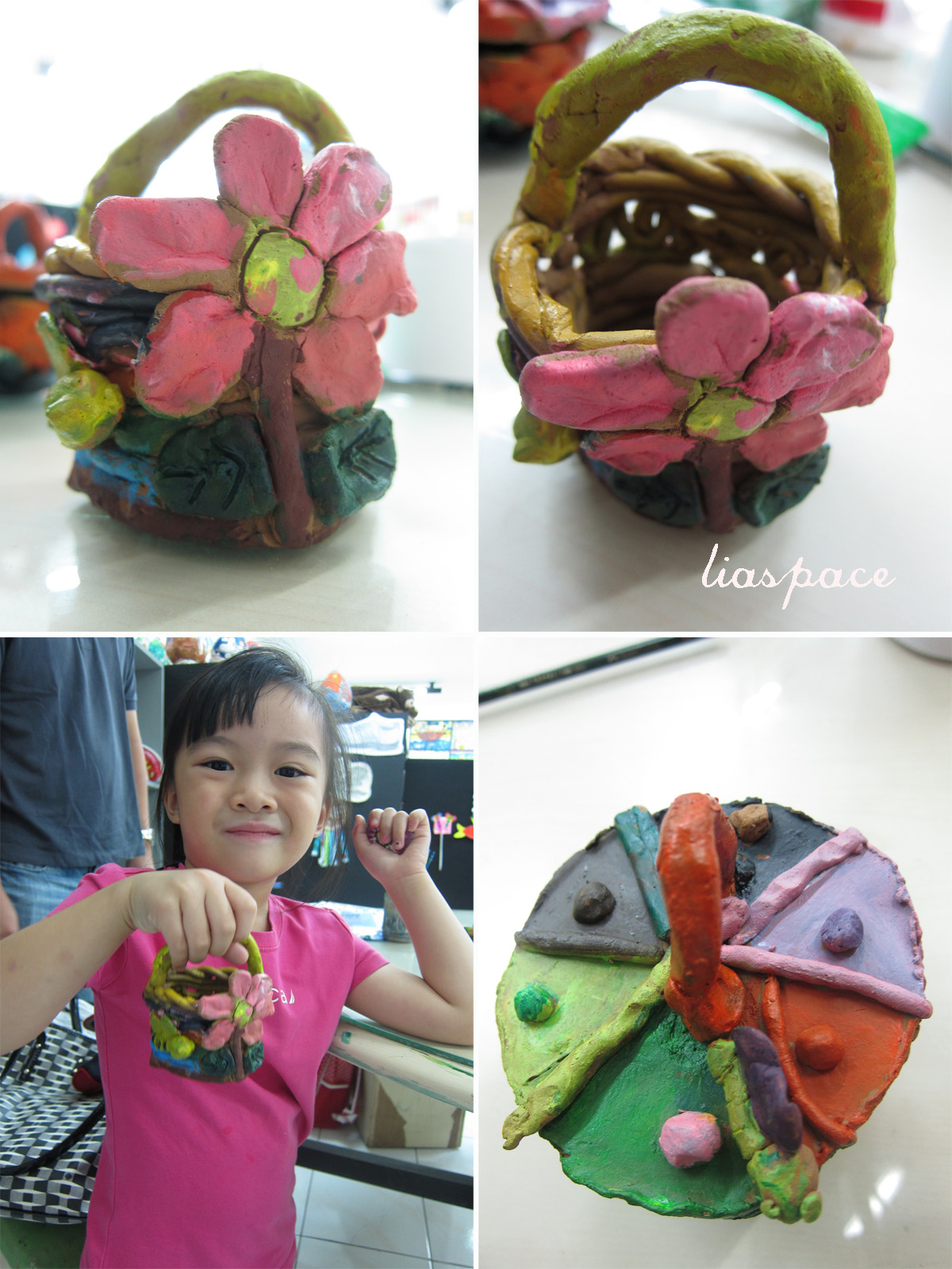 lia's crafty journey clay baskets