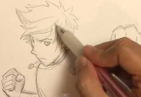 How to Draw Manga Fighting Pose