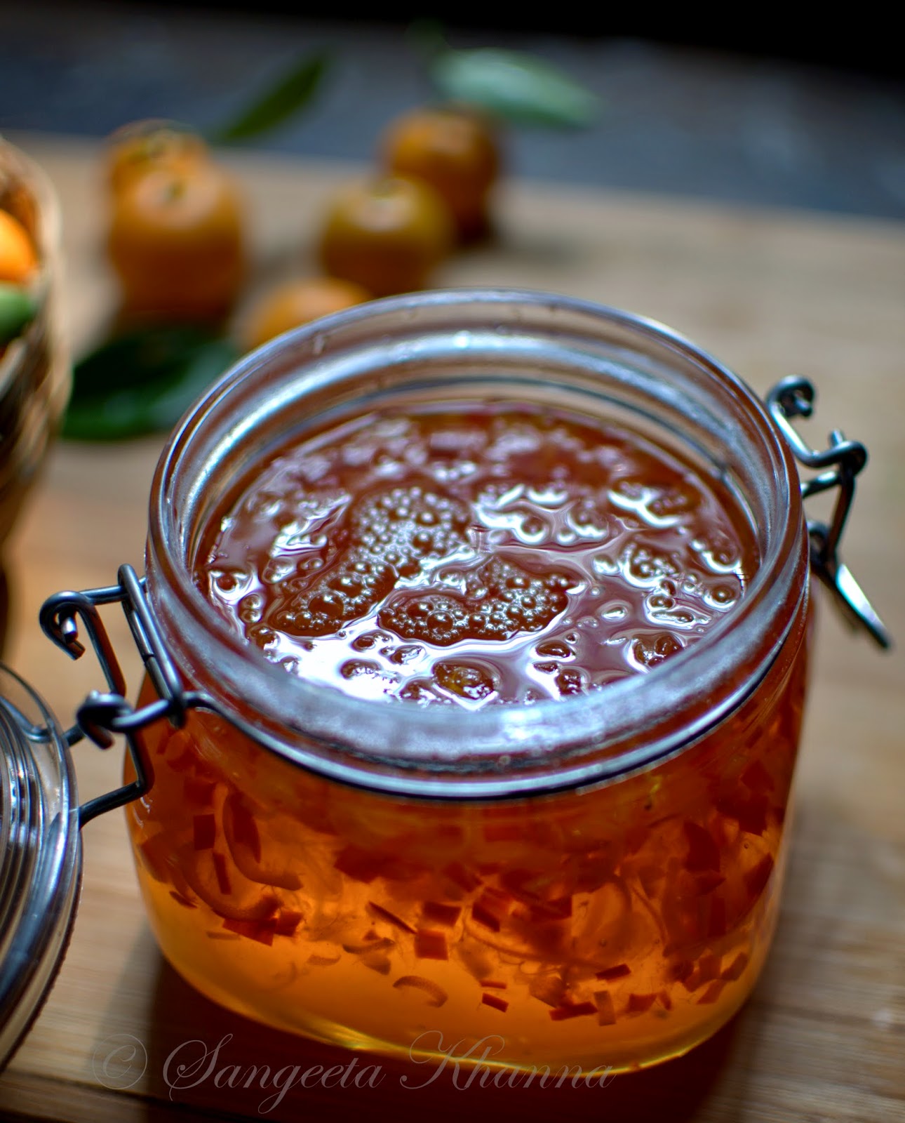 kumquat and chilly marmalade : a hot and sweet condiment for salads and bakes..