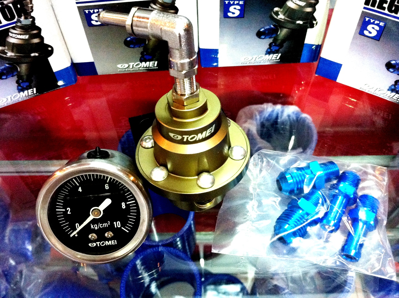 ECG Racing Tomei Fuel Pressure Regulator with Meter