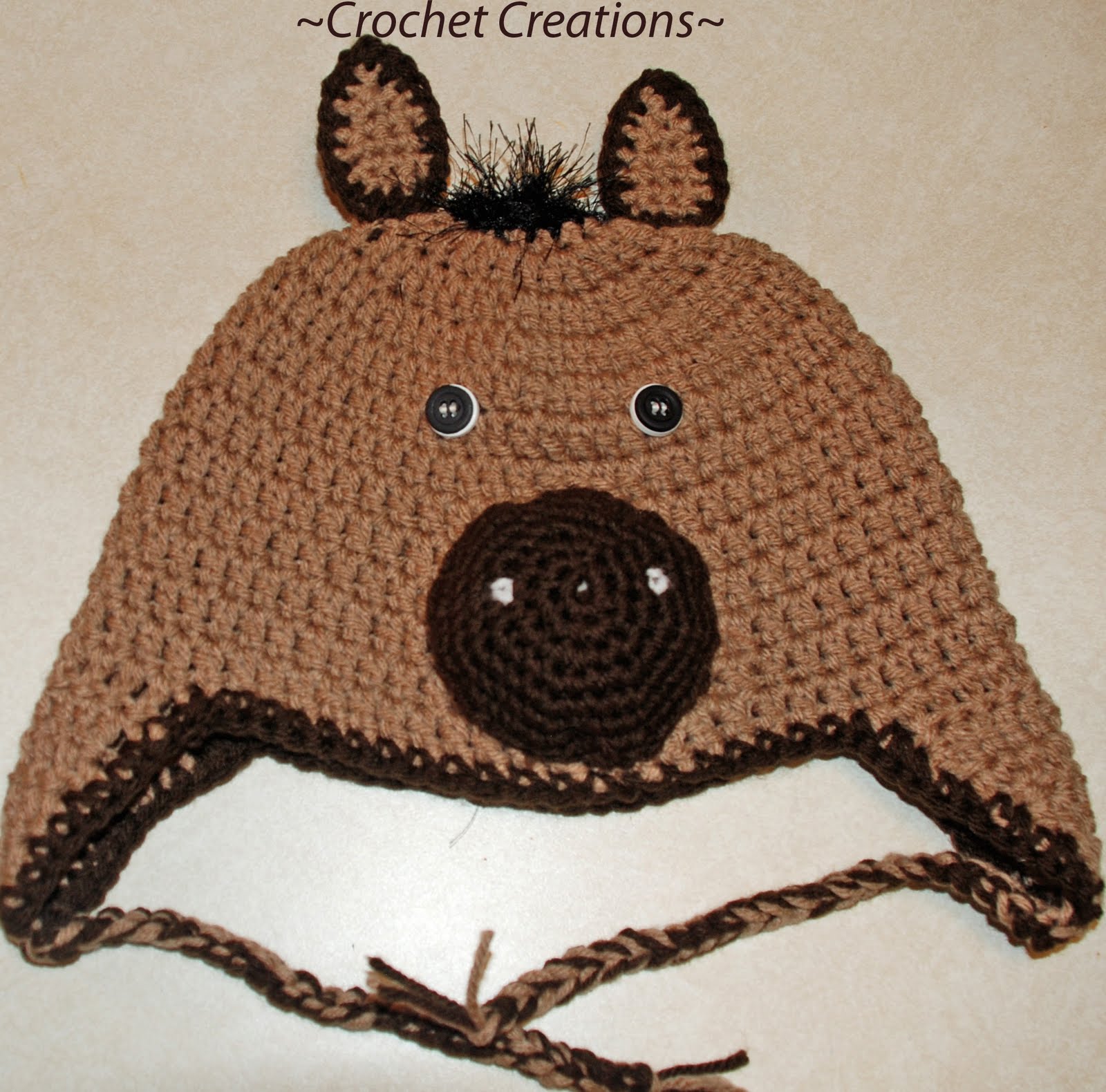 CROCHET HAT PATTERN PONY - Crochet Club