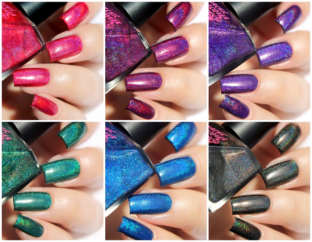 Fashion Polish Superchic Lacquer Dreamology Collection One Coat Superchic Lacquer Dreamology Collection One Coat Linear Holo Swatches And Review