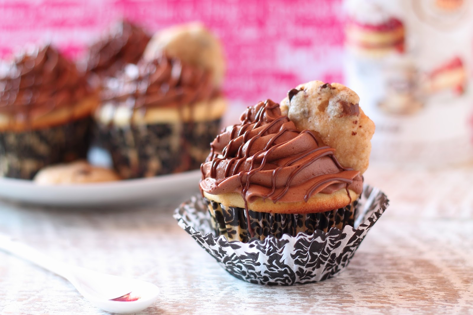 Getting My Just Desserts Cookie Dough Cupcakes with Fluffy Nutella