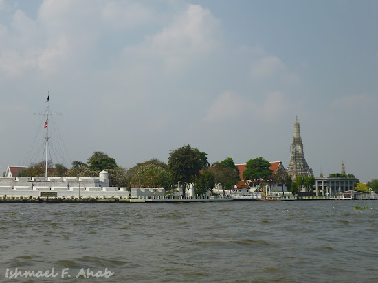 View of Wat Arun from Chao Phraya River