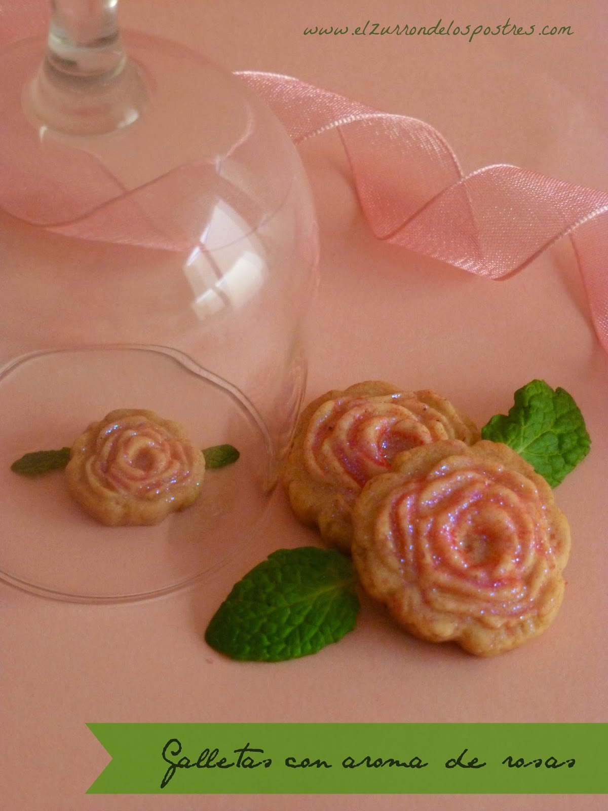 Rosas De Galleta Con Aroma De Rosas. San Valentín&#8217;14
