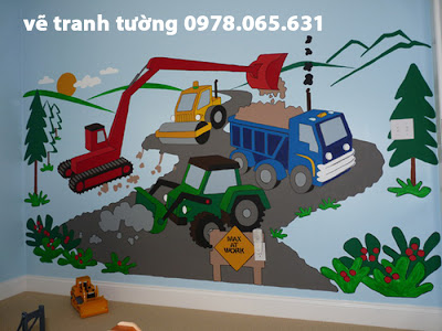 vẽ tranh tường phòng bé vẽ tranh tường,vẽ tranh tường cho bé