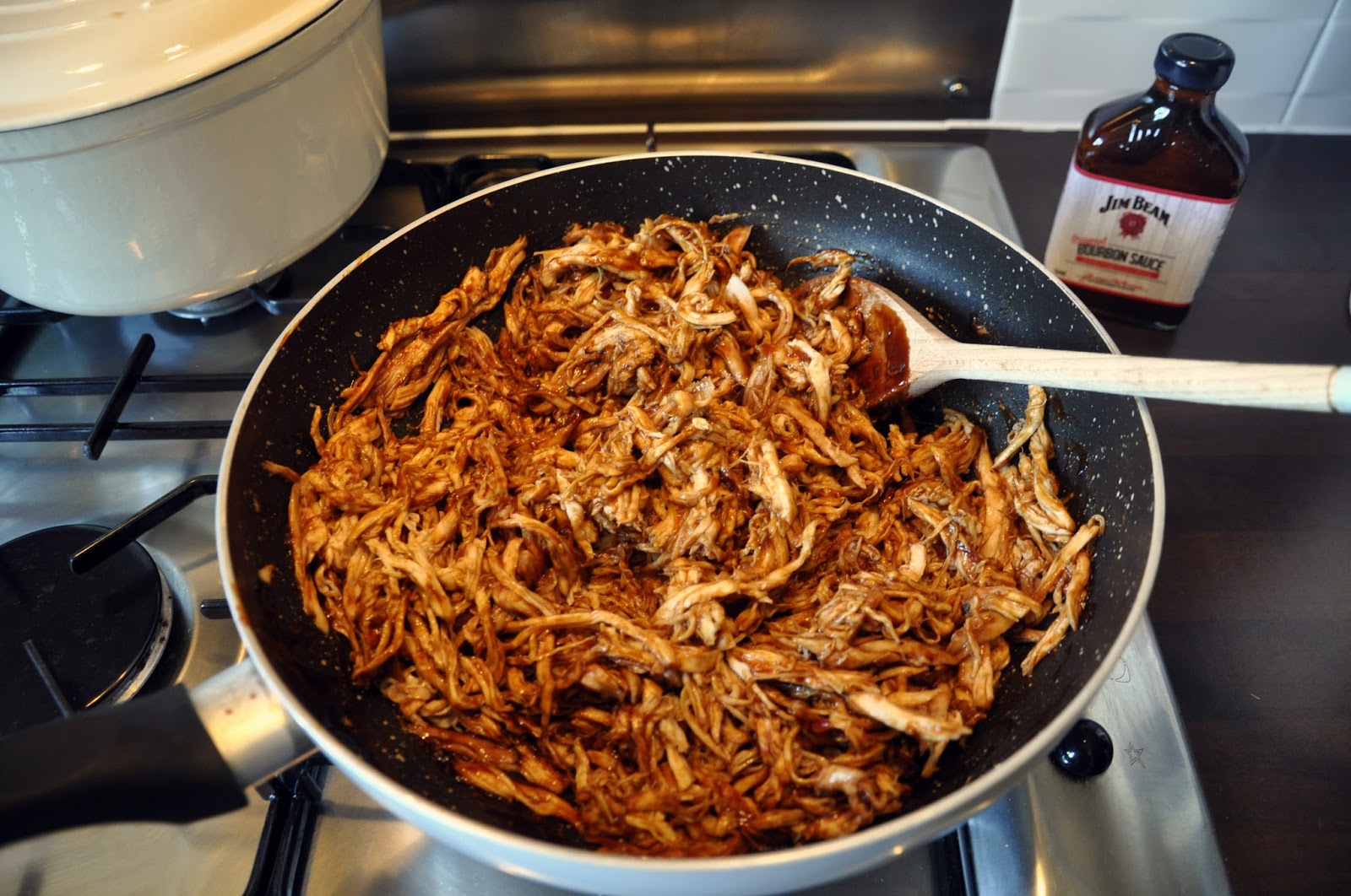 Recipe Jim Beam Bourbon BBQ Chicken Sandwiches with Blue Cheese and