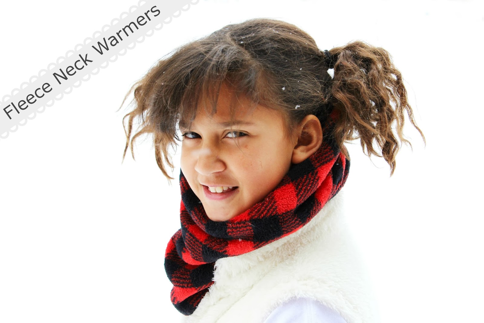 Happy At Home Fleece Neck Warmers and a Tutorial