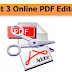 Best 3 Online PDF Editors