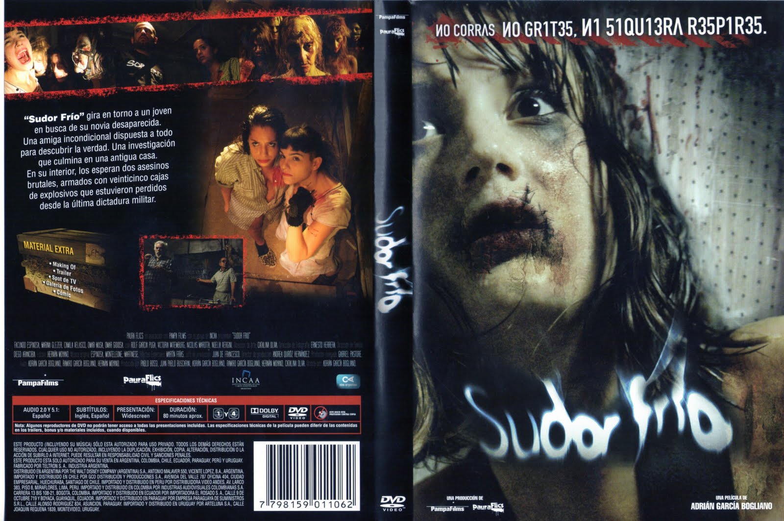ELCINEENSUSMANOS: SUDOR FRIO (TERROR) ELCINEENSUSMANOS: SUDOR FRIO (TERROR)