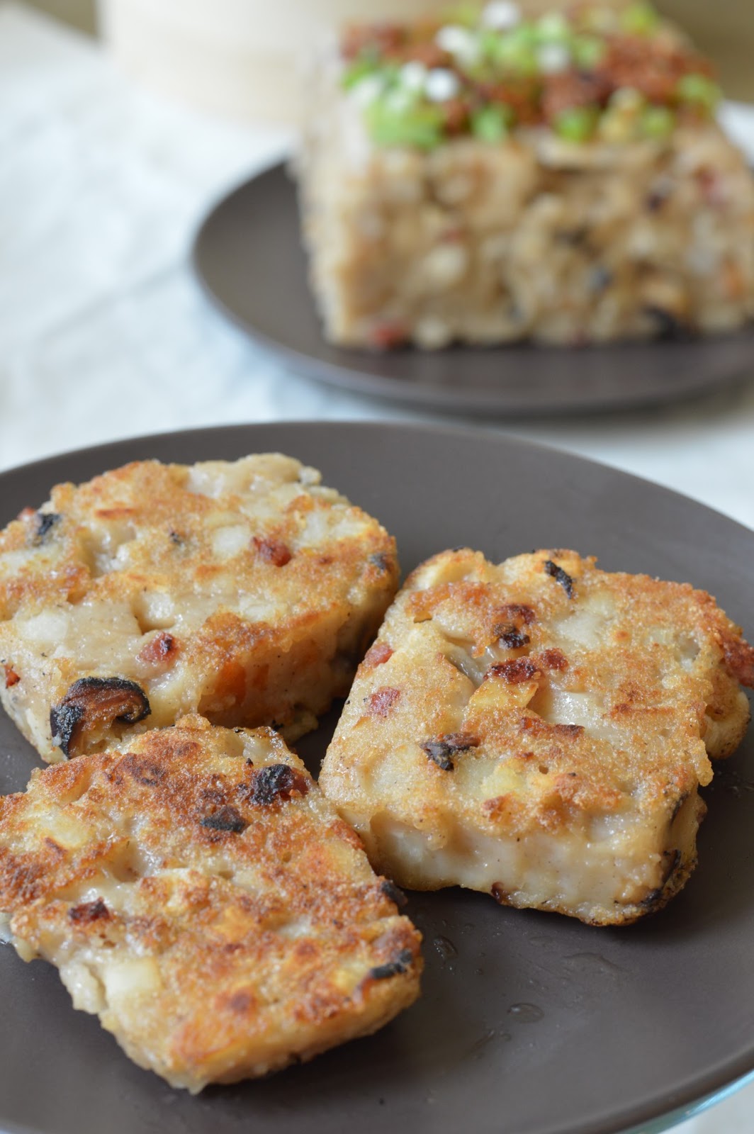 DimSumptuous Steamed Taro or Yam Cake 芋頭糕