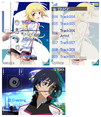 Infinite Stratos SonyEricsson手機主題for Elm/Hazel/Yari/W20﹝240x320﹞
