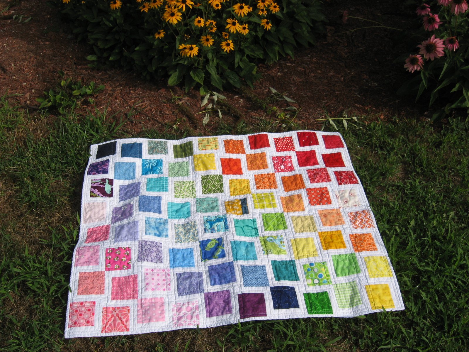 Happy Quilting: Rainbow Ironing Board Cover Tutorial